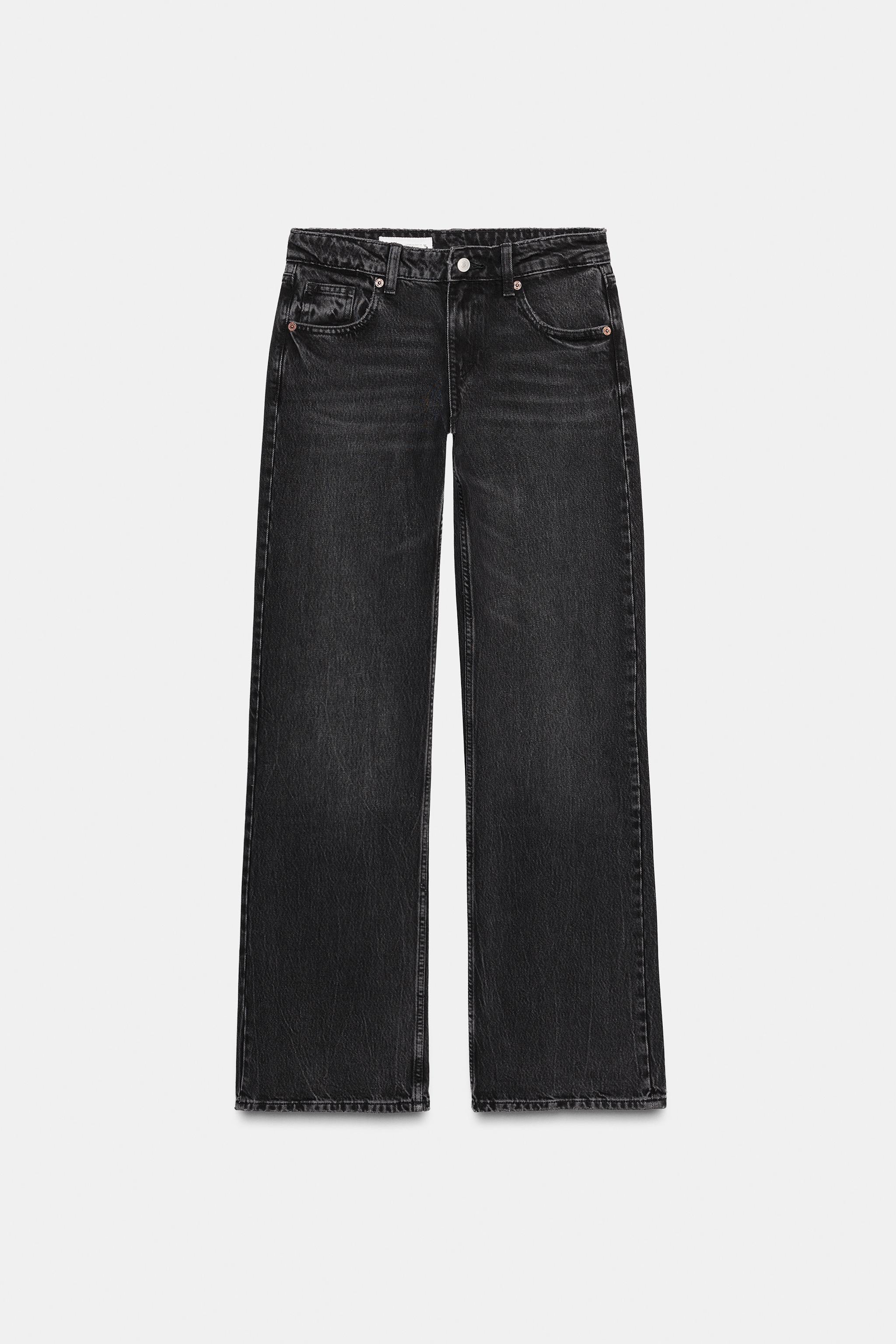JEAN TRF WIDE LEG TAILLE BASSE